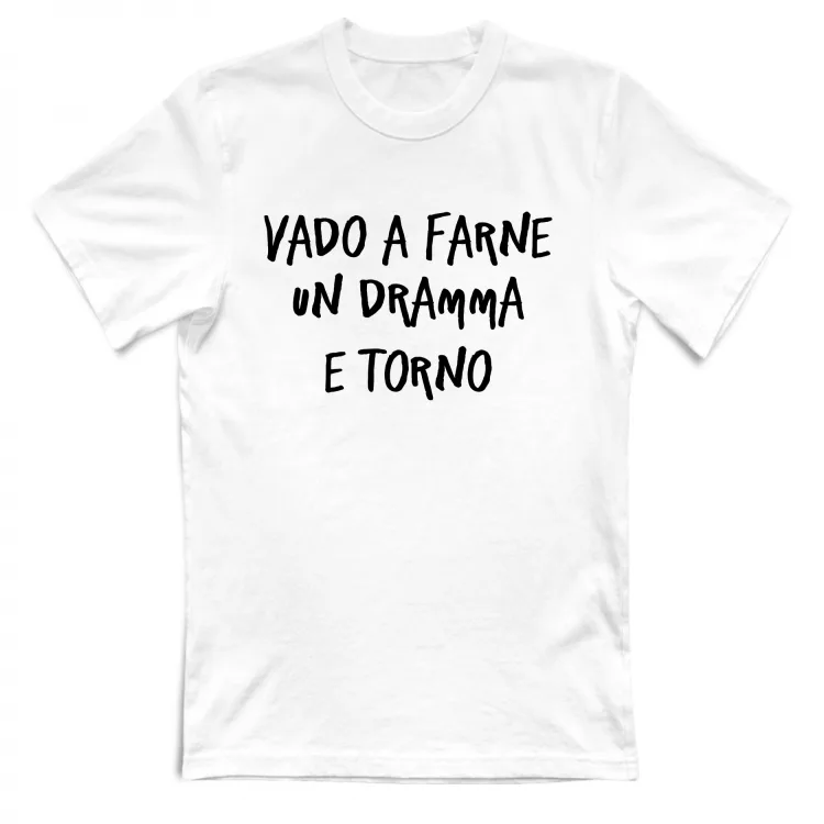 Vado e torno - Scritte Divertenti - Chiara