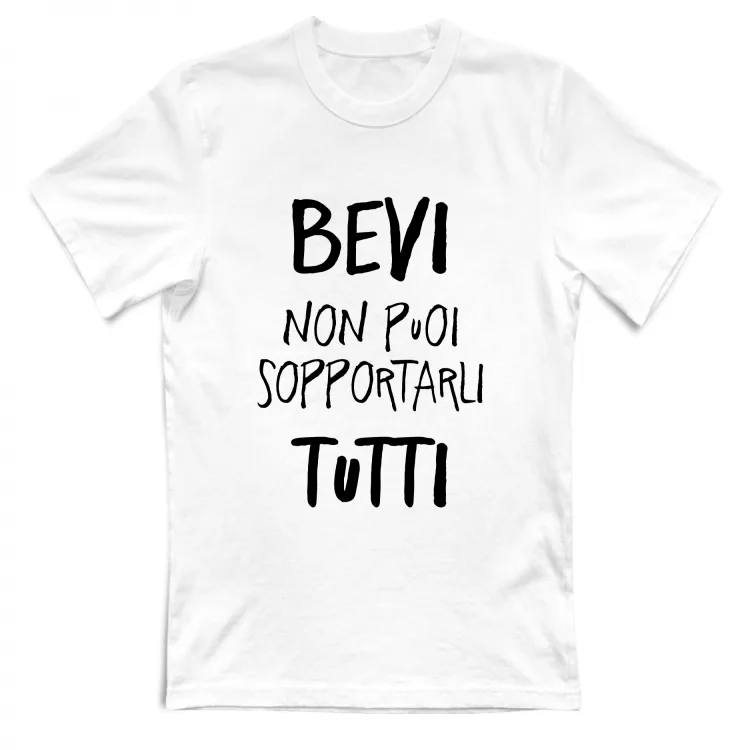 Sopportarli - Scritte Divertenti - Chiara
