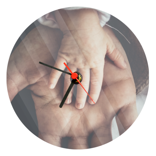 Orologio Vetro Tondo