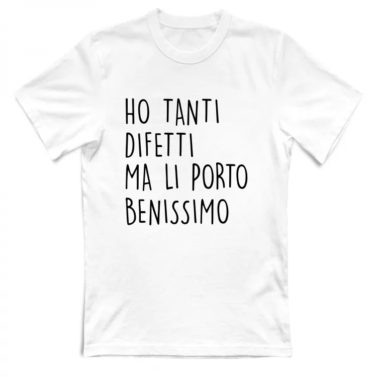 Tanti difetti - Scritte Divertenti - Chiara