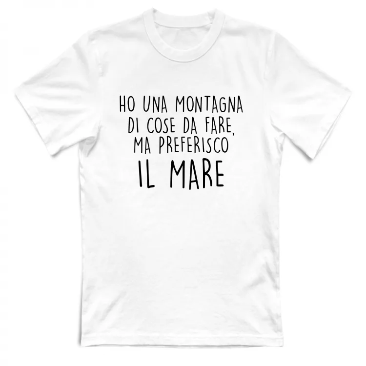 Il mare - Scritte Divertenti - Chiara