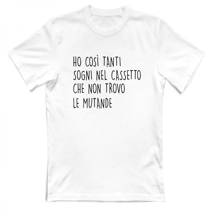 Sogni nel cassetto- Scritte Divertenti - Chiara