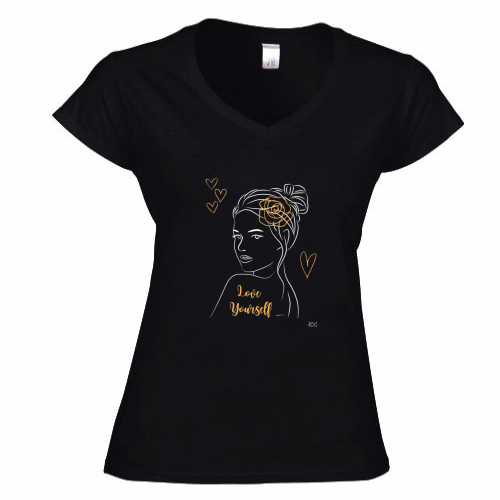 T-Shirt Donna Scollo V