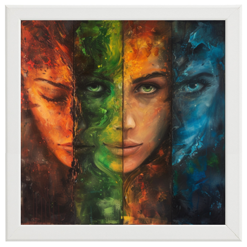 Poster con Cornice 40x40