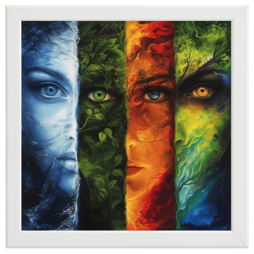 Poster con Cornice 40x40