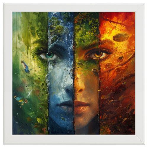 Poster con Cornice 40x40