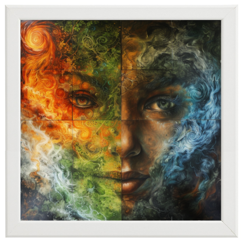 Poster con Cornice 40x40