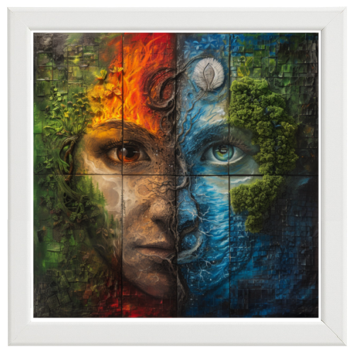 Poster con Cornice 40x40