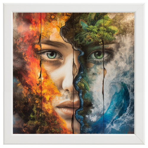 Poster con Cornice 40x40