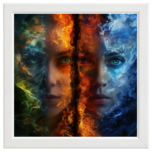 Poster con Cornice 40x40