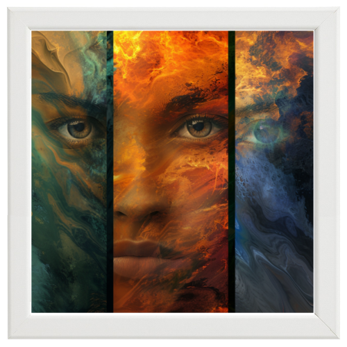 Poster con Cornice 40x40