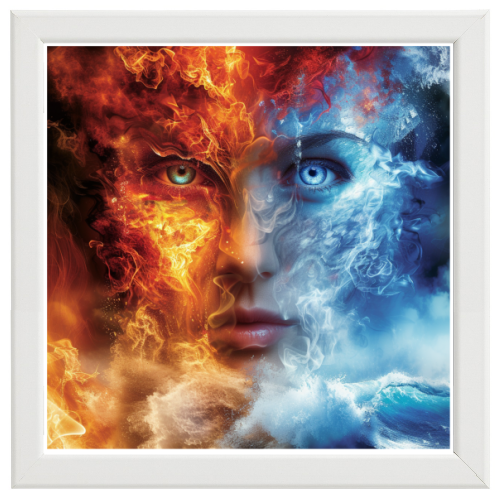 Poster con Cornice 40x40