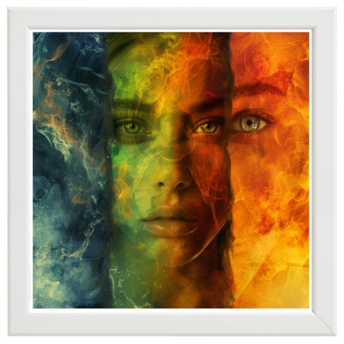Poster con Cornice 40x40