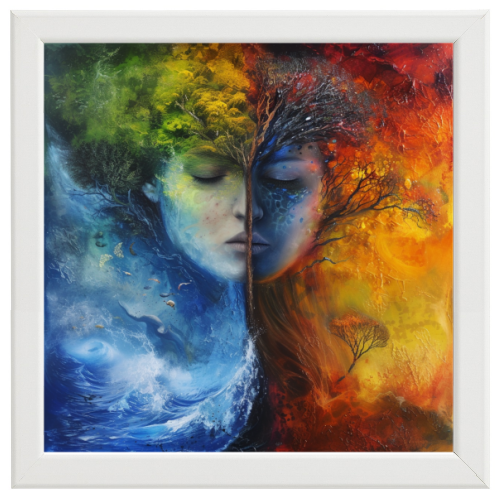 Poster con Cornice 40x40