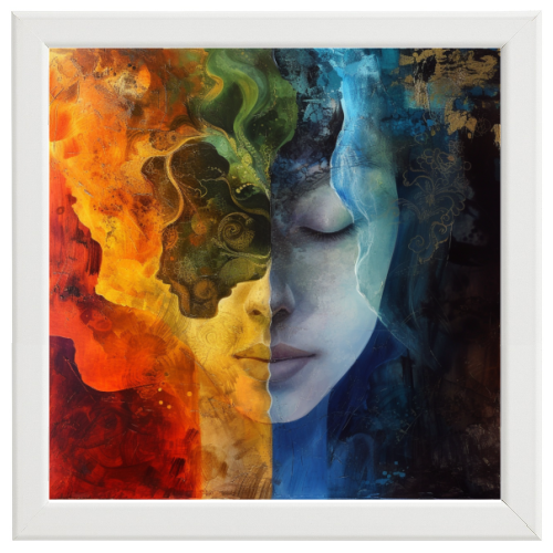 Poster con Cornice 40x40