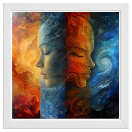 Poster con Cornice 40x40