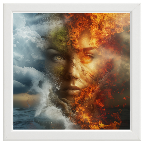Poster con Cornice 40x40