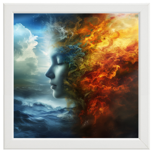 Poster con Cornice 40x40