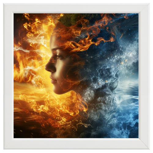 Poster con Cornice 40x40