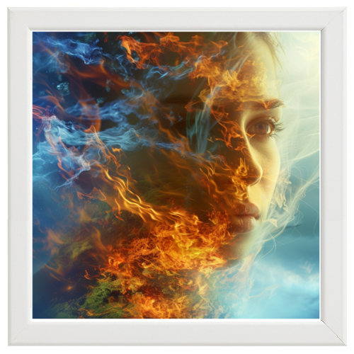 Poster con Cornice 40x40