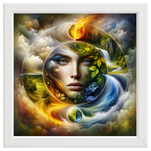 Poster con Cornice 40x40
