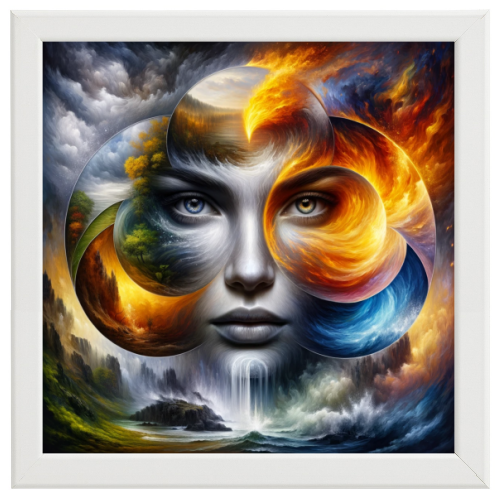 Poster con Cornice 40x40