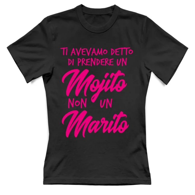 Maglietta - Addio al Nubilato - Mojito - scura