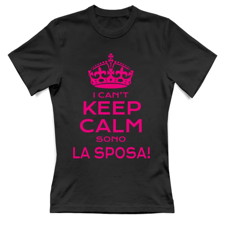 Maglietta - Addio al Nubilato - Can't KC - scura