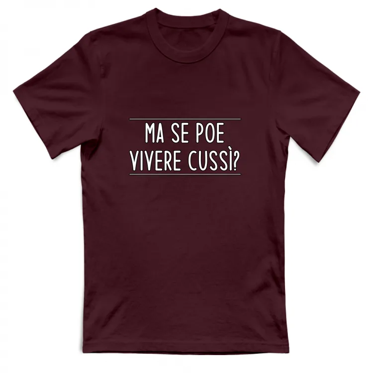 MA SE POE VIVERE CUSSI?