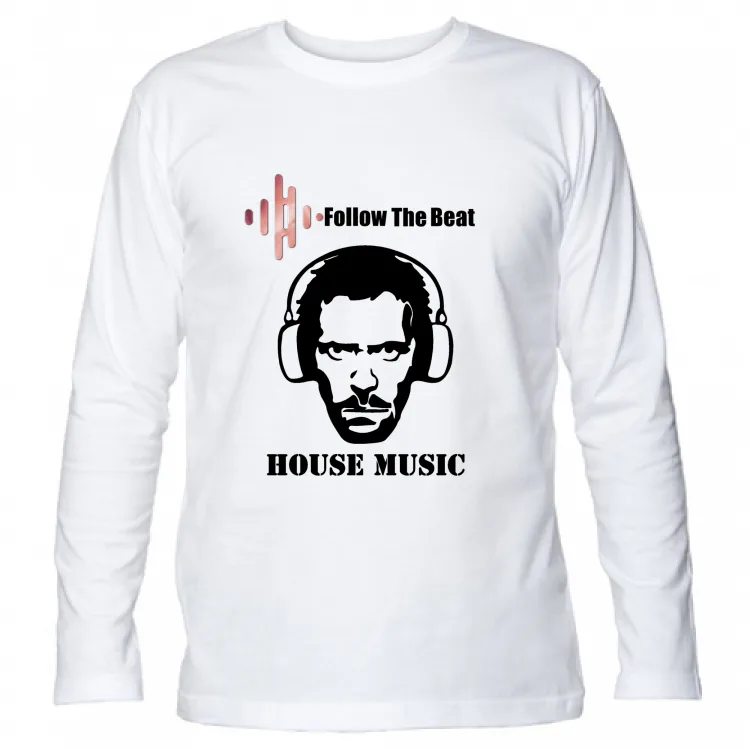 T-SHIRT MANICA LUNGA VARI COLORI DR HOUSE MUSIC Fo