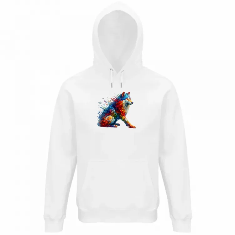 Lupo intero colorato