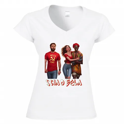 T-Shirt Donna Scollo V