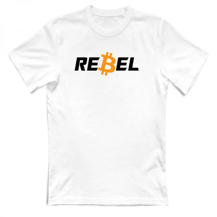 T-shirt REBEL White (big logo)
