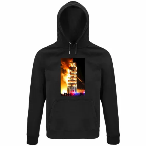 Felpa Organica Unisex Cappuccio