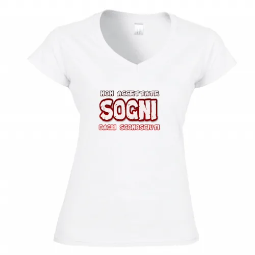 T-Shirt Donna Scollo V