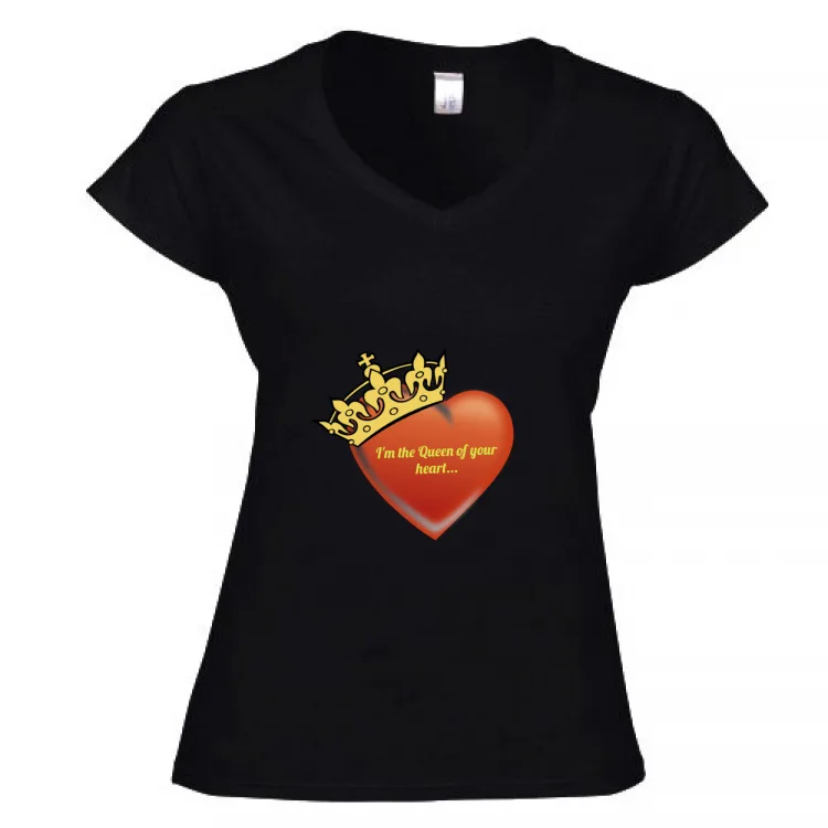 RdMix T-shirt donna I'm the queen of your heart 