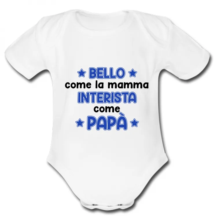 BELLO-INTERISTA COME IL PAPA-body bambino