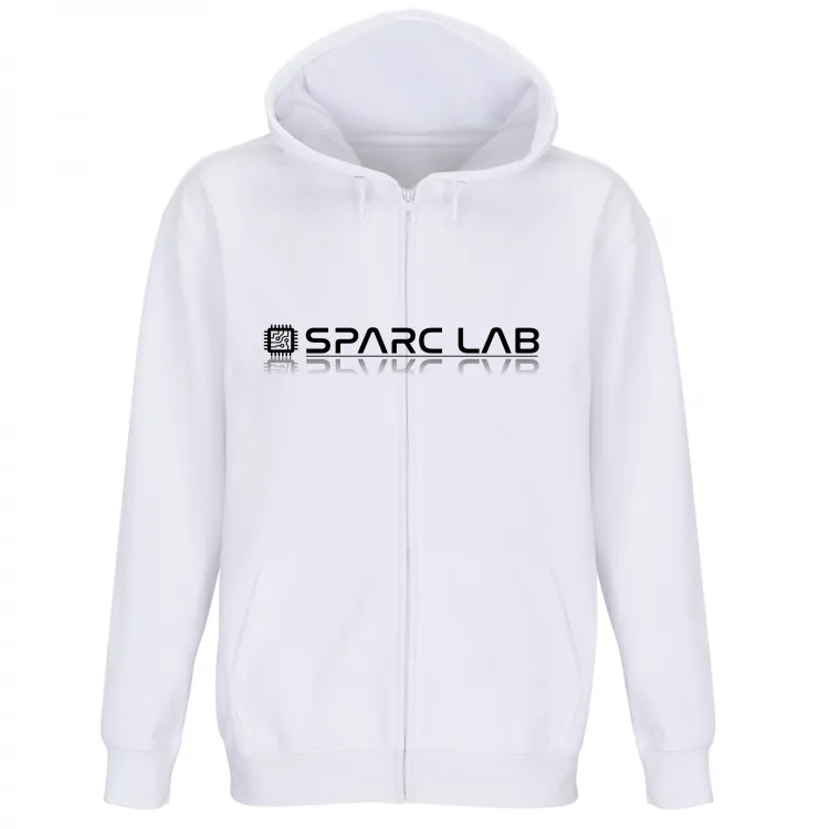SPARC LAB Felpa Premium Zip WHITE NO BACK
