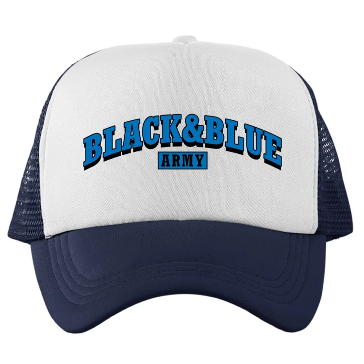 BLACK&BLUE ARMY-CAPPELLO-trucker