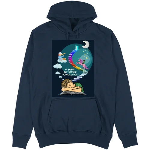 Felpa Unisex con Cappuccio