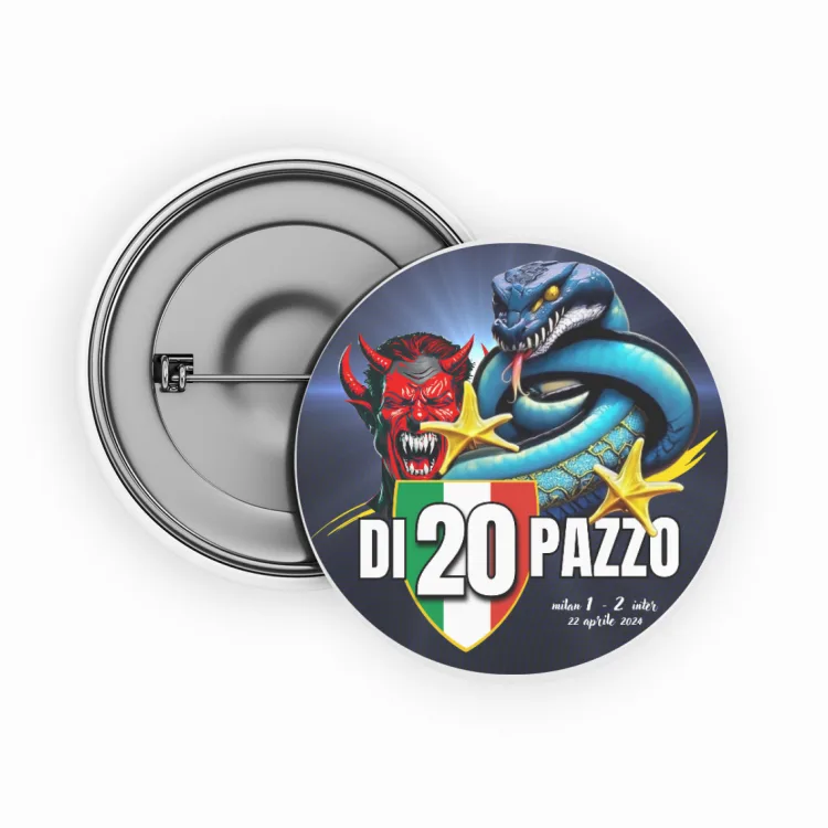 Inter - Diventi Pazzo - Spilla