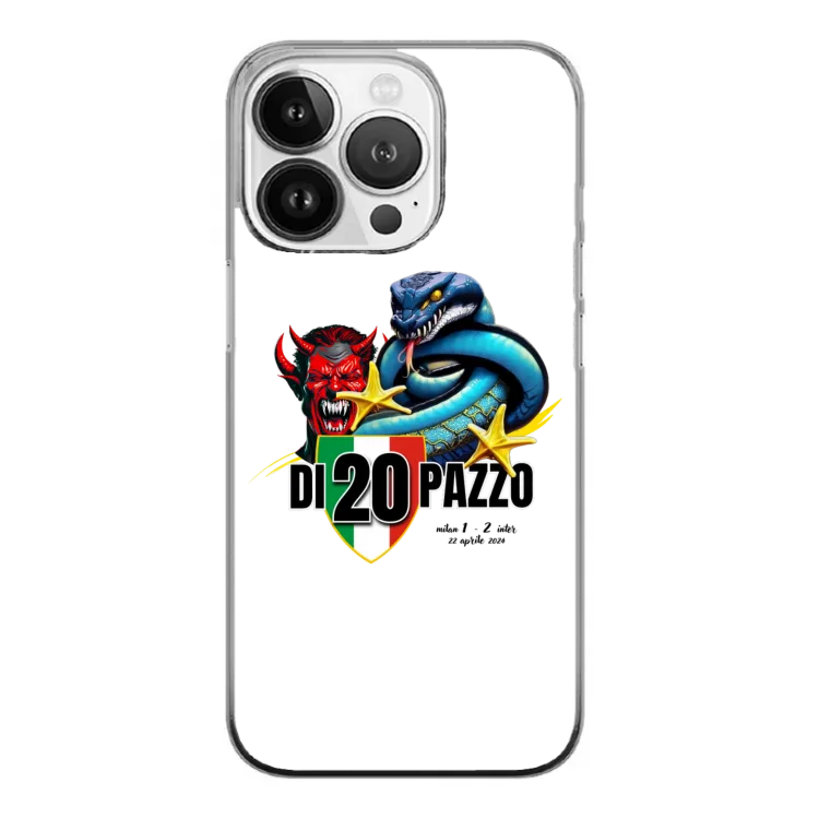 Inter - Diventi Pazzo - Cover Gomma iPhone 15 Pro 