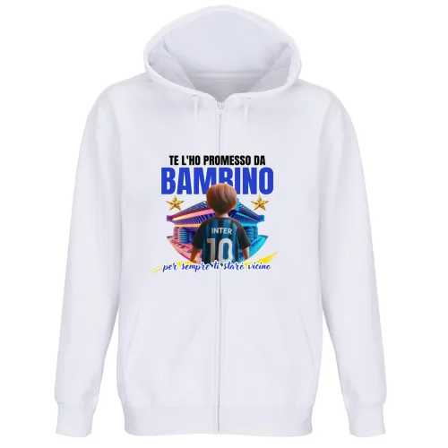 Felpa Premium Cappuccio Zip