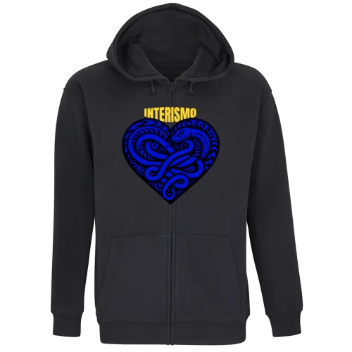 Felpa Premium Cappuccio Zip