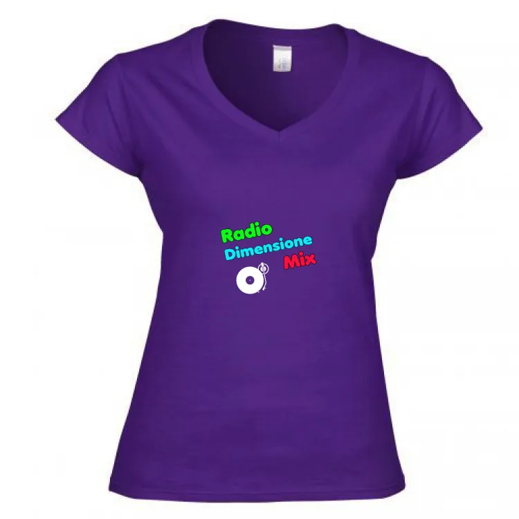 RdMix Official T-Shirt Donna Scollo