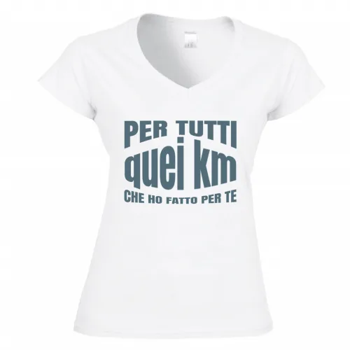 T-Shirt Donna Scollo V