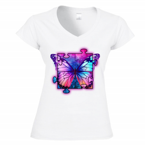 T-Shirt Donna Scollo V