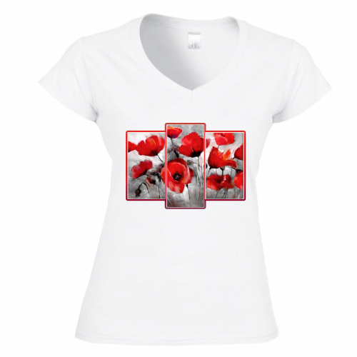 T-Shirt Donna Scollo V