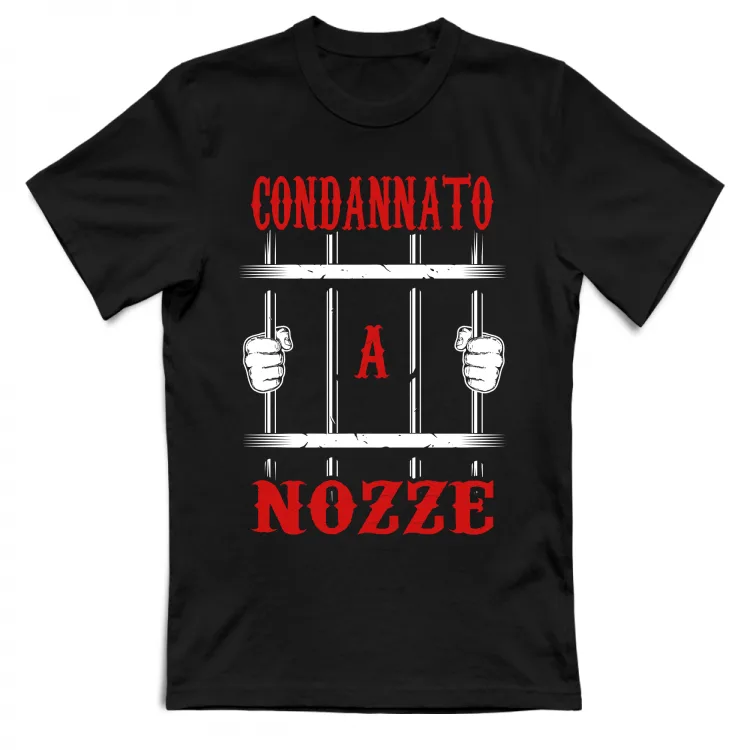 Maglietta - Addio al Celibato - Condannato - s