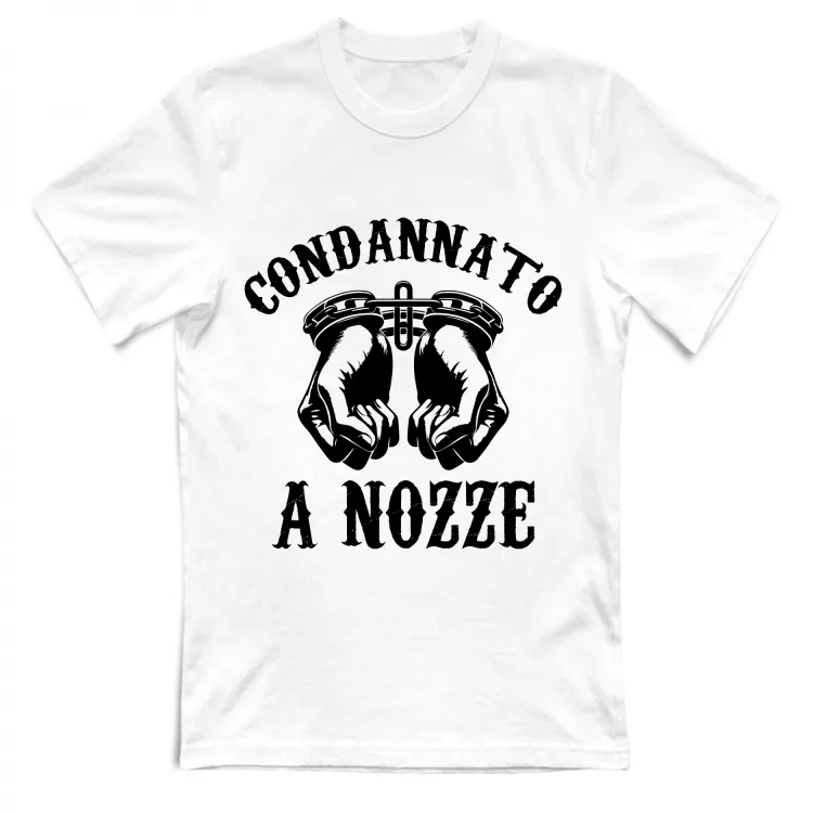 Maglietta - Addio al Celibato - Condannato - chiar